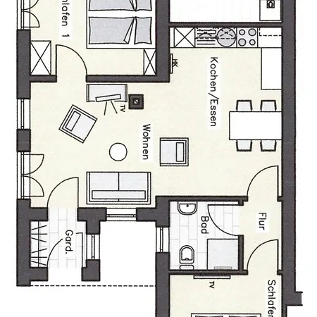 17 Am Berg Apartment *